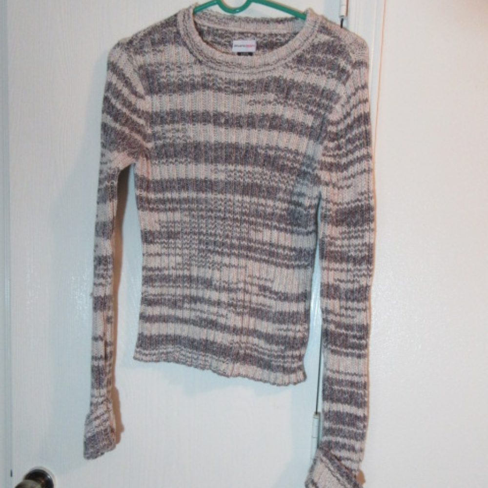 PLAYERS SPORT Gray Knit Sweater Large